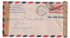 USA - 1940 LETTRE Pour LA MARTINIQUE FORT DE FRANCE Avec CENSURE MILITAIRE + VIA AIR MAIL - Briefe U. Dokumente
