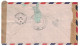 USA - 1940 LETTRE Pour LA MARTINIQUE FORT DE FRANCE Avec CENSURE MILITAIRE + VIA AIR MAIL - Briefe U. Dokumente