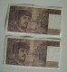 2 BILLET SERIE   CONSECUTIVE BANQUE DE FRANCE 20 FRANCS DEBUSSY ANEE 1986   FRANCS    FRANCAISE - 20 F 1980-1997 ''Debussy''