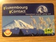 Nice Prepaid Card  - Luxembourg Contact 120 Units - Rare And Fine Used - Little Printed - Luxembourg