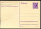AMERIKANISCHE ZONE P903 PF VII Postkarte PLATTENFEHLER ** 1945  Kat. 40,00 € - Emergency Issues American Zone