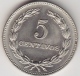 @Y@   El Salvador  5 Centavos   1977  UNC     (3378 ) - El Salvador