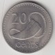 @Y@    Fiji    20 Cents  1969   BU Coin    (3384 ) - Fidji