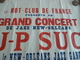 Affiche Musique Pub 80 X 60  Concert Jazz J.P Suc Et New Orléans Jazz Gang - Manifesti & Poster