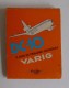 Varig Brèsil Brasil McDonnell Douglas DC-10 Boite D´ Allumettes Publicitaire Matchcover Varig Brazil - Boîtes D’allumettes