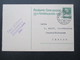 Schweiz Ganzsache 1923 Münchenbuchsee (Bern) Paul Wittwer Briefmarkenhandlung - Interi Postali