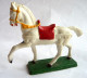 FIGURINE STARLUX CHEVAL 1976 BLANC 3 (3) MOYEN AGE - Starlux