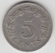 @Y@  Malta   5  Cents    1976     (3388) - Malta