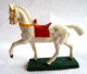 FIGURINE STARLUX CHEVAL 1976 BLANC 3 (4) MOYEN AGE - Starlux