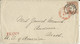 REICH - 1872 - RARE YVERT N°18 SEUL Sur ENVELOPPE De THARANT Pour Les USA - Storia Postale