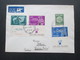 Delcampe - Israel / Holy Land 1940/50er Belegeposten 31 Stück! Judaika / Randstücke / Tab / FDC / Luftpost / Bogennummern Usw. - Storia Postale