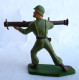 SOLDAT FIGURINE FIG FIG STARLUX 1954 FANTASSIN 11 BAZOOKA (1) Terrasse Verte - Starlux