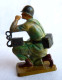 SOLDAT FIGURINE FIG STARLUX 1966 PARA CASQUE Téléphoniste P2  ARMEE MODERNE Terrasse Jaune (2) - Starlux