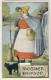 Knaresborough - 'Mother Shipton'  - View Novelty Postcard - (England) - LEPORELLO POSTCARD ; 12 Photo's - Harrogate