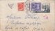 Lettre Belfort Taxe Gerbe Pour Belfort Local - 1859-1959 Lettres & Documents