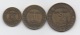 France : Série De 3 Pièces Chambres De Commerce De France : Bon Pour 50 Centimes 1922 / 1 Franc 1922 / 2 Francs 1924 - Monétaires / De Nécessité