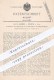 Original Patent - Hugo Bremer , Neheim / Ruhr , 1900 , Regelung Vom Lichtbogen An Bogenlampen | Lampen , Licht !!! - Historische Dokumente