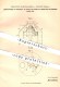 Original Patent - Christian Kjaersgaard , Aarhus , Dänemark , 1901 , Löschen Von Dochtlampen Durch Flüssigkeit | Brenner - Historische Dokumente