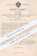 Original Patent - Wilhem Rossel , Berlin Schöneberg , 1900 , Senfbehälter | Behälter Für Senf , Haushalt , Küche , Koch - Historische Dokumente