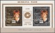 Burkina Faso 1996 Y&T 971 à 974. Blocs Annulés Sur Cartons, Disque D´or, Vues De Face Et De Profil De John Lennon - Music