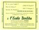 E EB/Buvard   Ecole Berlitz (N= 1) - E