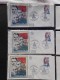 ALBUM FRANCE FDC 1 FDC 180 DOC FDC 1981 - 1984 DONT CNEP ET 1 AEROGRAMME - Collections