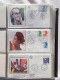 Delcampe - ALBUM FRANCE FDC 1 FDC 180 DOC FDC 1981 - 1984 DONT CNEP ET 1 AEROGRAMME - Collections