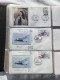 Delcampe - ALBUM FRANCE FDC 1 FDC 180 DOC FDC 1981 - 1984 DONT CNEP ET 1 AEROGRAMME - Collections