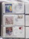 Delcampe - ALBUM FRANCE FDC 1 FDC 180 DOC FDC 1981 - 1984 DONT CNEP ET 1 AEROGRAMME - Collections