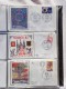 Delcampe - ALBUM FRANCE FDC 1 FDC 180 DOC FDC 1981 - 1984 DONT CNEP ET 1 AEROGRAMME - Collections