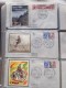 Delcampe - ALBUM FRANCE FDC 1 FDC 180 DOC FDC 1981 - 1984 DONT CNEP ET 1 AEROGRAMME - Collections