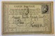 CARTE PRÉCURSEUR De GRENOBLE Pour ROUEN Avec ÉTIQUETTE VALLET & THONNIN TOILES Affranchissement Type Sage 1877 - Precursor Cards