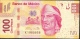 MEXICO  P124h  100 PESOS 19.12.2012    Serie X        VF NO P.h. ! - Mexique