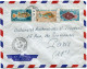 COTE FRANCAISE DES SOMALIS LETTRE PAR AVION DEPART DJIBOUTI 17-6-1960 POUR LA FRANCE - Storia Postale