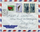 COTE FRANCAISE DES SOMALIS LETTRE PAR AVION DEPART DJIBOUTI 5-7-1960 POUR LA FRANCE - Lettres & Documents