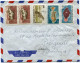 COTE FRANCAISE DES SOMALIS LETTRE PAR AVION DEPART DJIBOUTI 29-8-1961 POUR LA FRANCE - Lettres & Documents