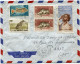 COTE FRANCAISE DES SOMALIS LETTRE PAR AVION DEPART DJIBOUTI 26-2-1962 POUR LA FRANCE - Lettres & Documents