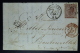 Belgium Letter OPB Nr 19,  Mi Nr 16, Cancel Nr 196 Jemappes  To Bantouzelle F  Boxed PD In Black Belg. Red - Punktstempel