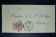 Belgium Letter OPB Nr 20,  Mi Nr 17, Cancel Nr 141 Gent  To Malines  1868 City Cancel On Back - Punktstempel