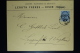 Belgium Letter OPB Nr 40a Dark Blue  Dison To Lengenfeld 1885  (cat Value On Letter 350 Euro) - 1883 Leopoldo II