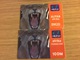 Alpha Afrika  -  2 Prepaid Cards   10 + 20 U Lion        -  Fine Used Condition - Autres - Europe