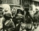 France A La Soupe Enfants En Ligne Guerre De 14-18 WWI WW1 Photo Ancienne - War, Military