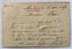 CARTE PRÉCURSEUR De LOUHANS Pour LIQUORISTE A PONT DE VAUX Affranchissement Type Sage Mai 1877 - Precursor Cards
