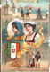 CHROMO BISCUIT LU LEFEVRE UTILE ITALIE LITHO LAAS - Lu