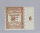 FRANCE Timbre Taxe Y&T46 - 30 C Bistre Avec Bdf Millésimé. Neuf ** - 1859-1959 Neufs