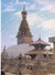 COLOUR PICTURE POST CARD PRINTED IN NEPAL - SWOYAMBHU, BIGGEST STUPE IN WORLD - TOURISM & HINDUISM THEME - HINDU TEMPLE - Nepal