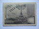 FRANCE 1955 Television Maxi-card Paris Sent To Barcelona - Cartas & Documentos