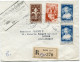 FRANCE LETTRE RECOMMANDEE AVEC CACHET BILINGUE "SIGNATURE DES CONVENTIONS INTER-ETATS INDEPENDANCE DU VIETNAM 23-12-50" - Guerre D'Indochine / Viêt-Nam