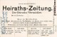 HEIRATHS-ZEITUNG DER HEIRATHS-VERMITTLER  DIE READACTION VERTRETUNG AMORS AUF ERDEN HEIRATHS-CLUBS LIEBLINGS-ORGAN MUSIC - Musique Et Musiciens