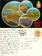 Aerial View, Scilly Isles, Cornwall, England Postcard Posted 1980 Stamp - Scilly Isles